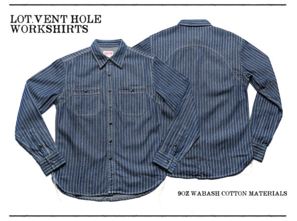 Wabash Stripe Vintage Denim Shirt Men - Image 3