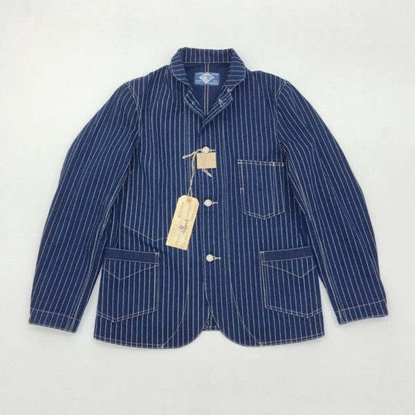 Wabash Stripes Raw Denim Jacket