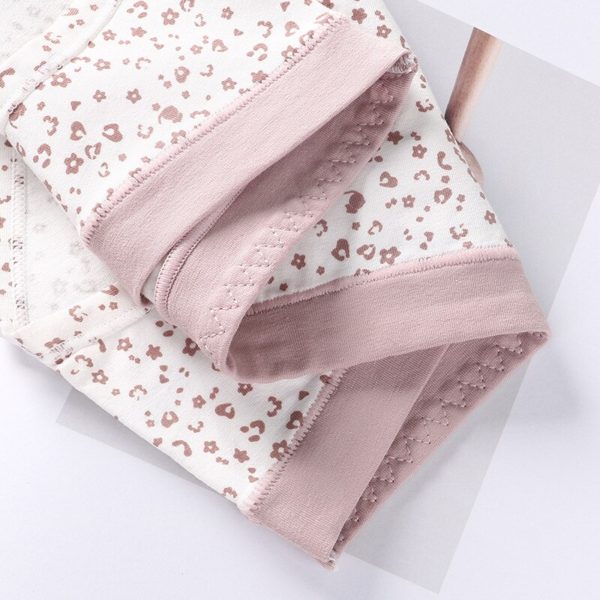 Plus Size Sexy Printed Cotton Maternity Panties Low Waist V Briefs for Pregnant Women Summer Pregnancy Underwear Lingerie - Image 4