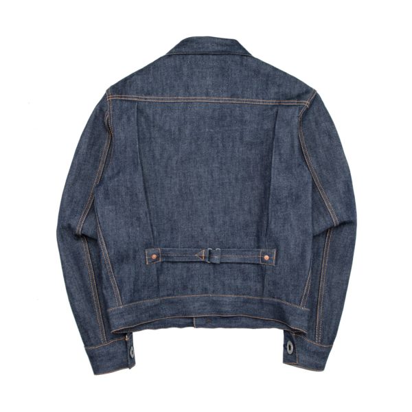 14oz Jean Jacket 506XX Raw Denim Men Rider Outerwear Short - Image 2