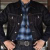 16.5 Oz Linen Color Selvedge Denim Jacket Men - Image 3
