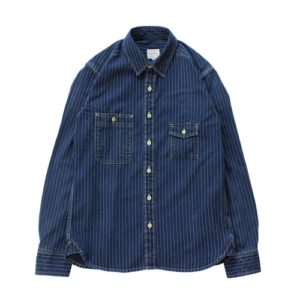 Selvedge Striped Denim Shirt