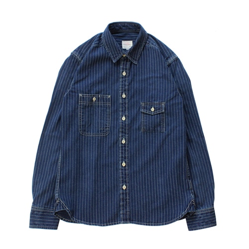 Selvedge Striped Denim Shirt - eWingFlyStore