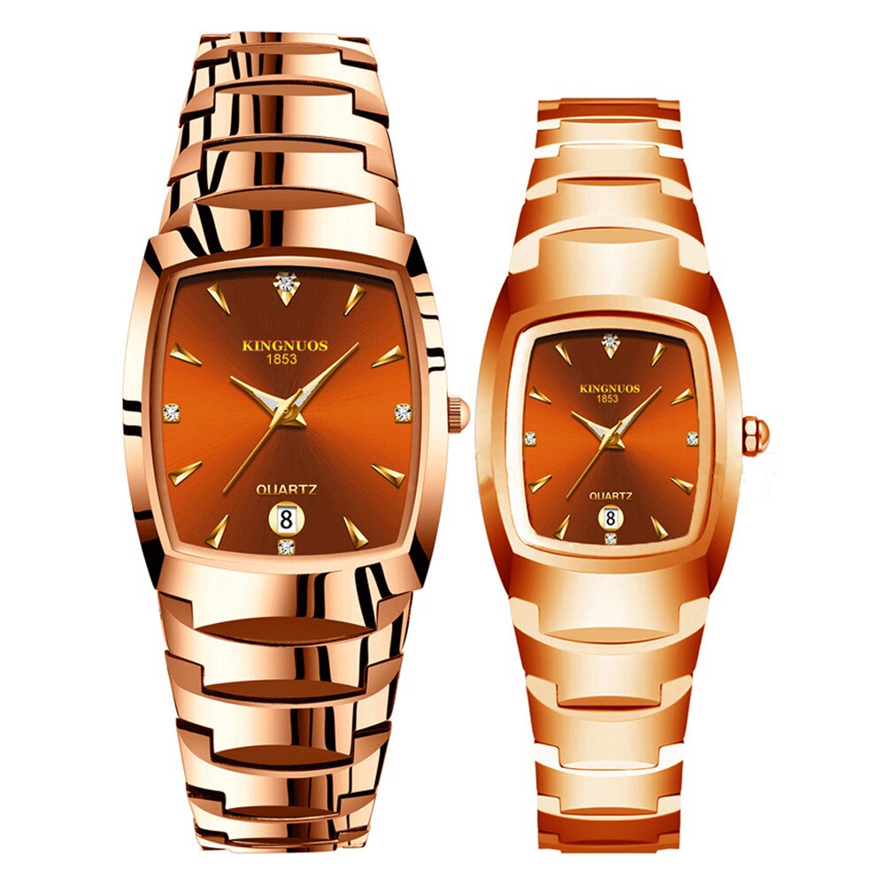 1 Pair Couple Quartz Wristwatches
