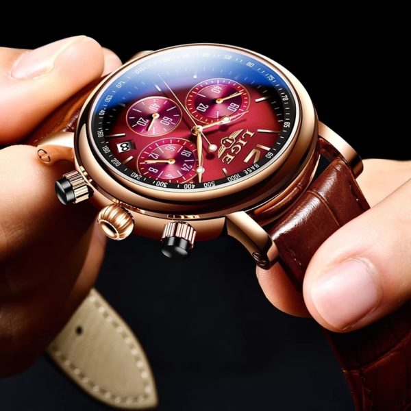 Red Watch Quartz Wristwatch Female Clocks Reloj Box - Image 2