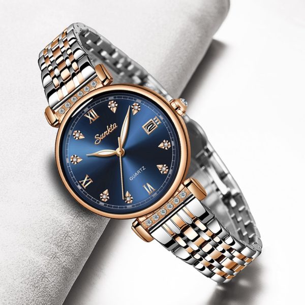 Montre Femme SUNKTA New Women Watch Top Luxury Brand Creative Design Steel Women s Wrist Watches 2