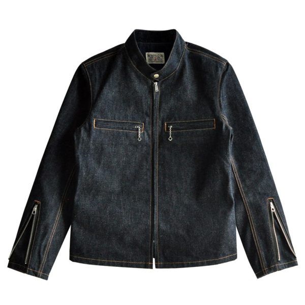 Vintage Selvedge Denim Jacket Men Fashion - Image 5