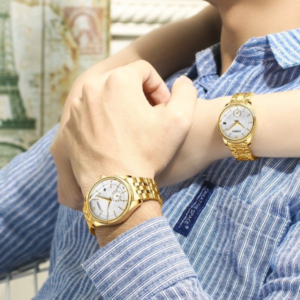 CHENXI Gold Wrist Watch Men Watches Lady Top Brand Luxury Quartz Wristwatch For Lover s Fashion 4