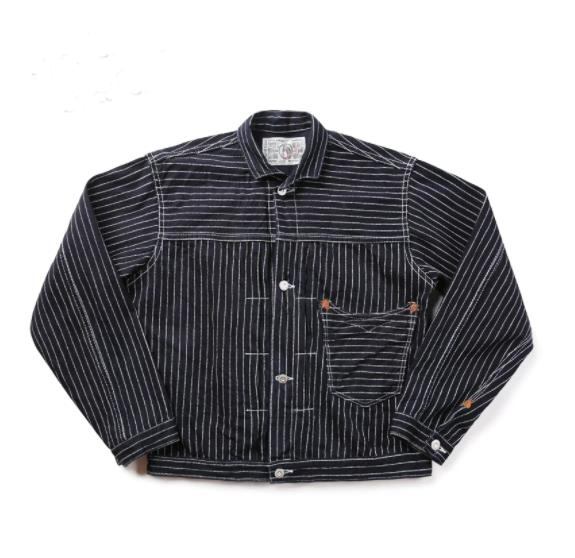 Wabash Stripes Selvage Denim Jean Jacket