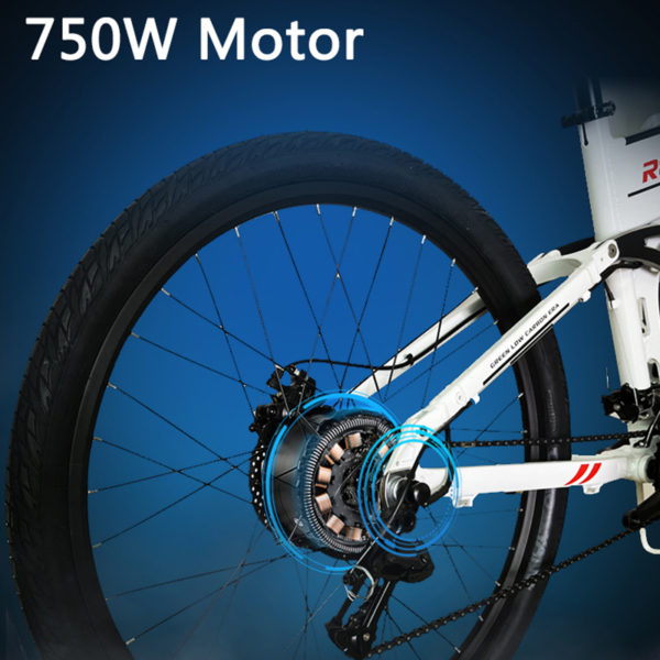 GORTAT 26 Inch 48V 750W 16Ah Electric Bike Folding Ebike Iithium Assisted Mountain Bicycle Aluminum Alloy 3