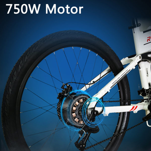 Charging Bike 26 Inch 48V 750W 16Ah Electric Folding Ebike Lithium Assisted Bicicleta - Image 4