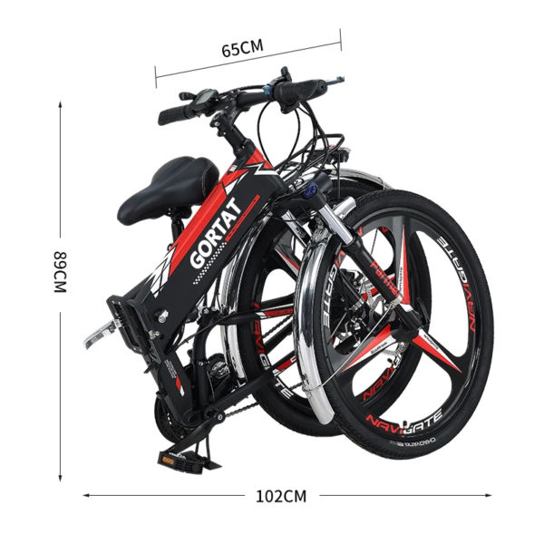 Electric Bike 21 Speed 13AH 48V Lithium Battery Foldable Bicycle - Image 3