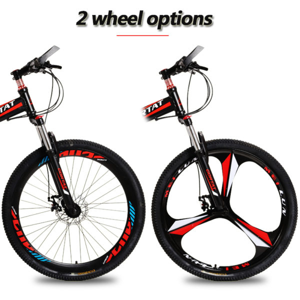 foldable bicycle mountain bike wheel size 26 inches Road bike 21 speeds Suspension Bicycle Double Disc 2