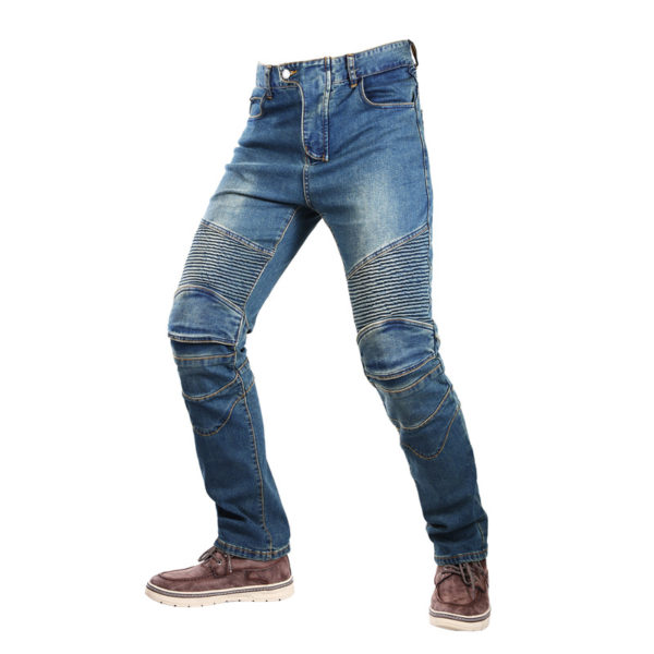 Motorcycle Jeans Mens With Protective Equipment Knee - Image 2