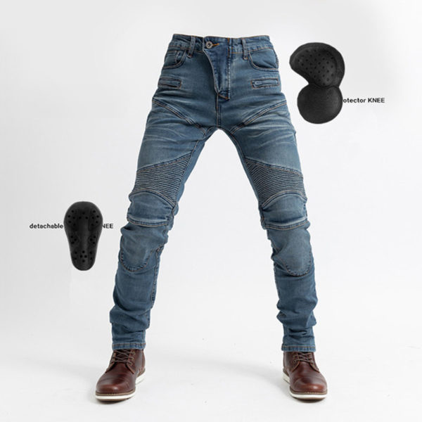 Motorcycle Jeans With Armor Protective Inside Rider Pants - Image 3