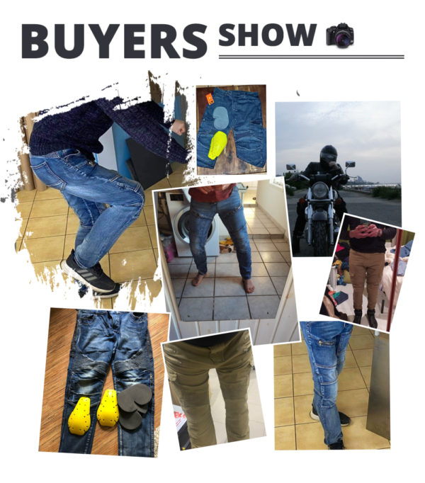 Mens Motorcycle Jeans With Armor Drop-resistant Pants With Protective Gear Protect - Image 2