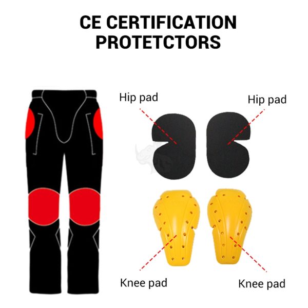 Mens Motorcycle Jeans With Armor Drop-resistant Pants With Protective Gear Protect - Image 3