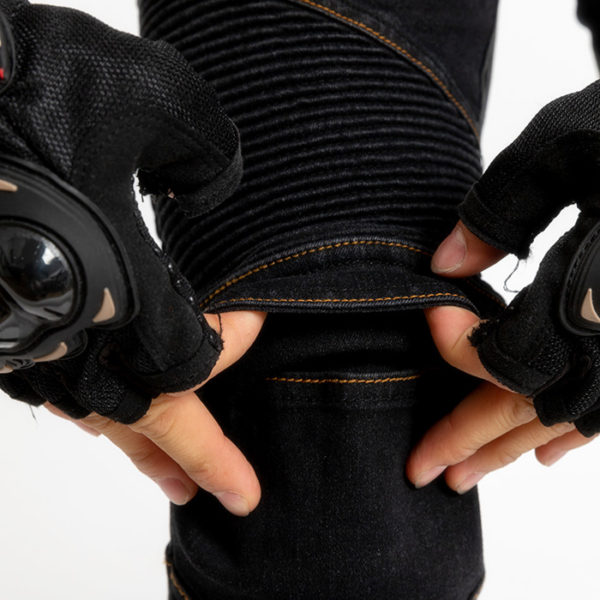 Motorcycle Jeans Riding Protection Elastic Pants - Image 4