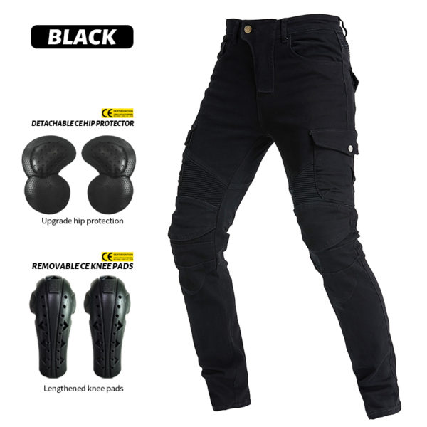 Women's Riding Jeans Motorbike Trousers With Protect Gears Summer - Image 3