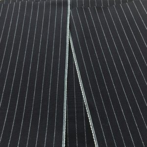 Railroad Striped Selvedge Denim Fabric