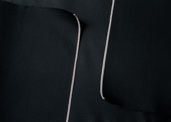 14 2 oz Cotton Jet Black Selvedge Denim Fabric Jeans Material W6282803 2