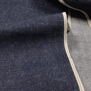 Unsanforized Selvedge Denim Fabric With Slub