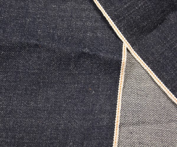 15.3 Raise Cattle Cowboy Dark Blue Cotton Slub Hairy Selvedge Denim Fabric By The Yard WF333 - Image 3