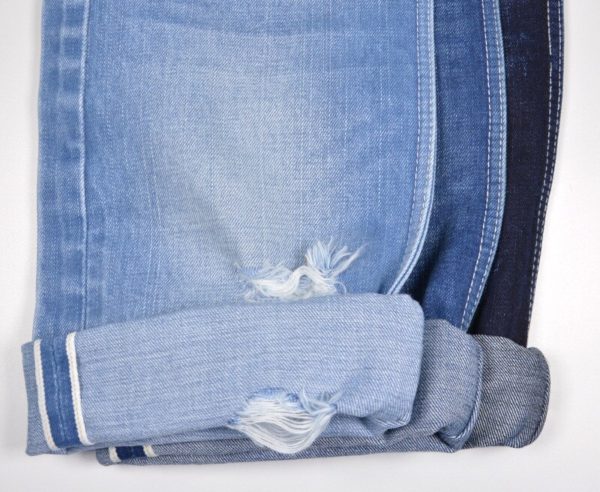 15.3 Raise Cattle Cowboy Dark Blue Cotton Slub Hairy Selvedge Denim Fabric By The Yard WF333 - Image 4