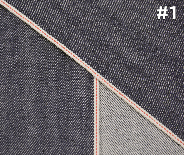 15oz Unsanforized Selvedge Denim Fabric Hairy Right Twill Red Cowboy Jeans Material Slub Cloth W383 - Image 2