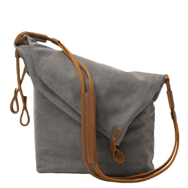 Canvas Men Women's Shoulder Bag Messenger Bag Retro Ancient Literary Cloth Bag Trendy Canvas Bags EW6631
