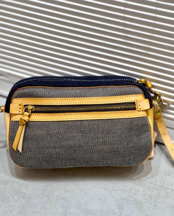 Heavy Selvage Denim Designer Bag Men And Women Crossbody Bags EW2215 - Image 2