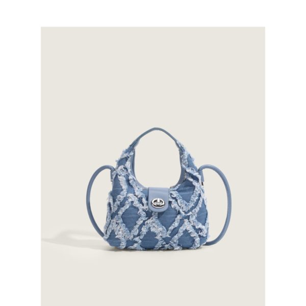 New Female Denim HandBags Tote Women Design Retro Jeans Bag Fashion Versatile Messenger Bag HandBag EW0661 - Image 2