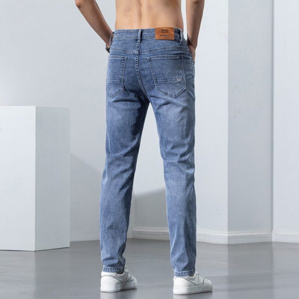 2022 New Stretch Skinny Jeans Fashion Denim Jeans Men s Staright Jean Pants Spring Casual Cotton 3