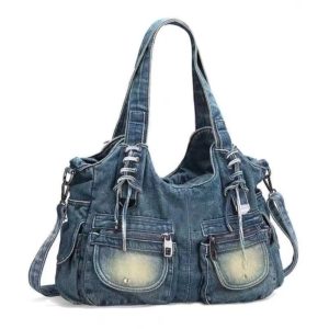 denim bag