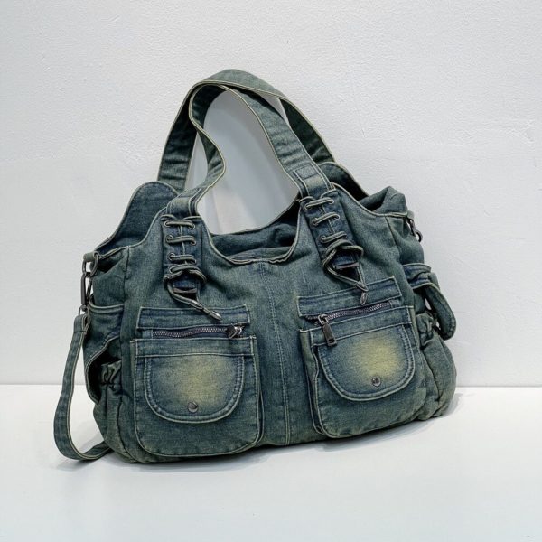 Casual Denim Bag Luxury Women s Bags On Offer Free Shipping Vintage Female Jean Bag Weave 4