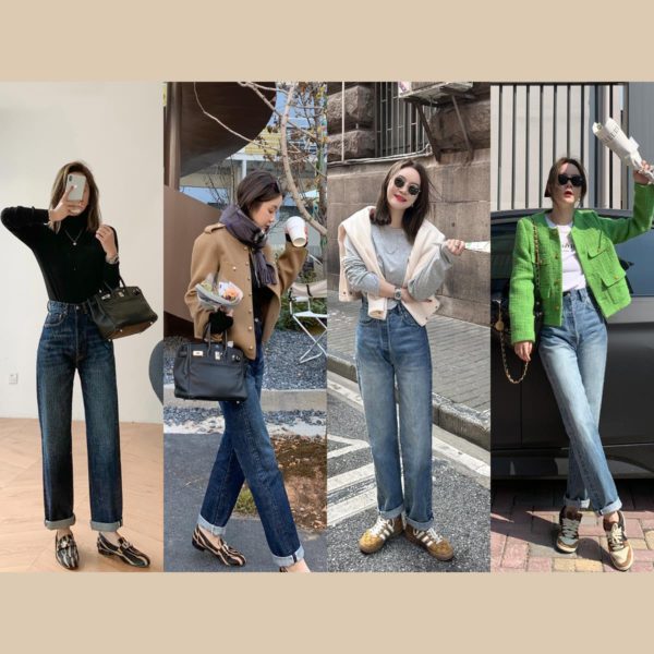 Womens Selvedge Jeans 14 5oz Selvedge Straight Jeans Ladies Denim Pants Autumn Winter Trousers 2