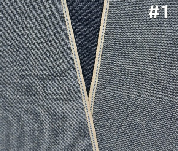 9oz Denim Clothing Textile Spring Summer Selvedge Denim Fabric Right Twill Blue Edge Jean Shirts Selvage Denim Fabric W187116 - Image 2