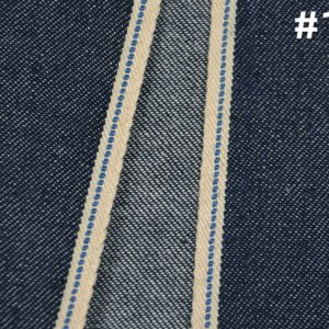 9oz Denim Clothing Textile Spring Summer Selvedge Denim Fabric Right Twill Blue Edge Jean Shirts Selvage Denim Fabric W187116