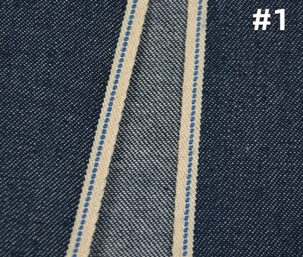 9oz Denim Clothing Textile Spring Summer Selvedge Denim Fabric Right Twill Blue Edge Jean Shirts Selvage Denim Fabric W187116