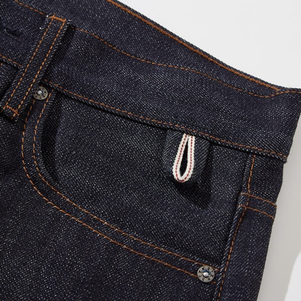 15oz Heavy Selvedge Denim Jeans Japanese Selvedge Denim Trousers Red Edge Raw Denim Jeans Embroidery Selvedge 1