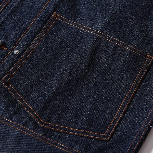 15oz Heavy Weight Selvedge Denim Jacket Japanese Vintage Selvedge Jacket Raw Denim Jacket Mens Loose Selvedge Jean Jacket Coat - Image 3
