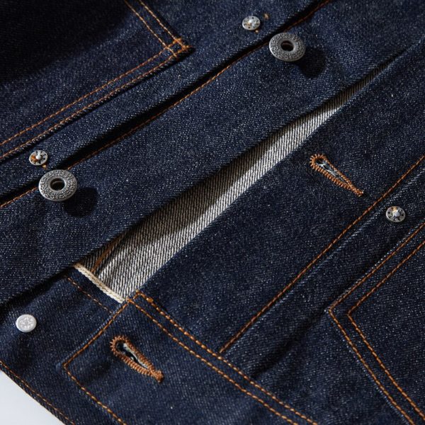 15oz Heavy Weight Selvedge Denim Jacket Japanese Vintage Selvedge Jacket Raw Denim Jacket Mens Loose Selvedge Jean Jacket Coat - Image 4