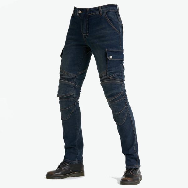 Affordable Motorcycle Kevlar Jeans Multi Bag Motorcycle Jeans Men s Denim Kevlar Pants Rider Pants Black 1