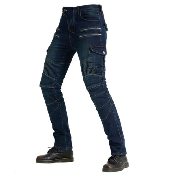 Best Motorbike Jeans Mens Riding Denim Motorcycle Pants For Men Anti Fall Cross-country Motorcycle Pants Armored Upgrade - Image 2