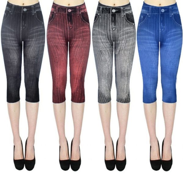 Denim Short Leggings For Women