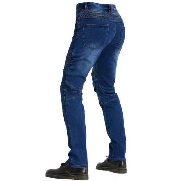 Fashion Bike Jeans Anti-fall Motorcycle Pants For Mens Four Seasons With Cover Off-road Denim Riding Trousers EWJES-2 - Image 4