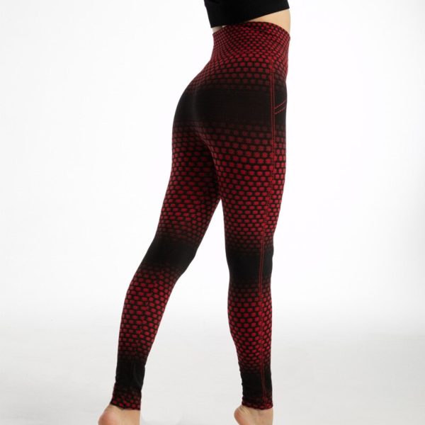 Fashion Gradient Leggings Women's High Stretch Leggings Slim Fit Hip Lift Spanx Leggings Lady Sexy Yoga Pants - Image 4
