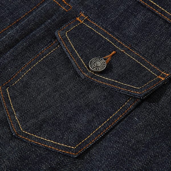 Fashion Raw Selvage Denim Jacket Mens Red Selvedge Jeans Clothes Japanese Retro Overalls Cowboy Coat EW210113 - Image 3