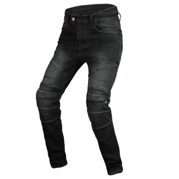 Fleece Lined Riding Jeans Motorcycle Jeans Men's and Women's Motorcycle Riding Pants Winter Plush Thermal Racing Pants CE Armor - Image 3