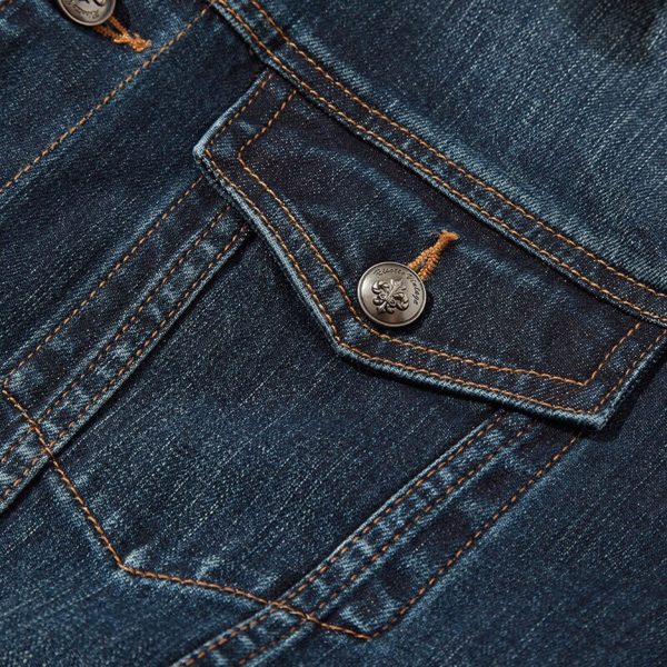 High Quality 350g Lamb Cashmere Denim Jacket Men's Plush Thickened Men's Outwear Winter Super Warm Jean Jacket With Wool Lining - Image 4